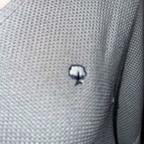 Southern Shirt Cotton Sweater V Neck - Picture 3 of 7